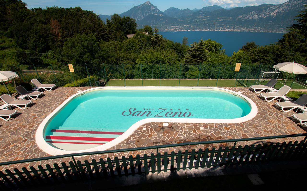 Hotel San Zeno San Zeno di Montagna Bagian luar foto